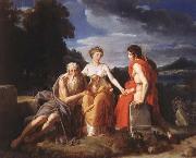 Francesco Simonini The Three ages of Man oil